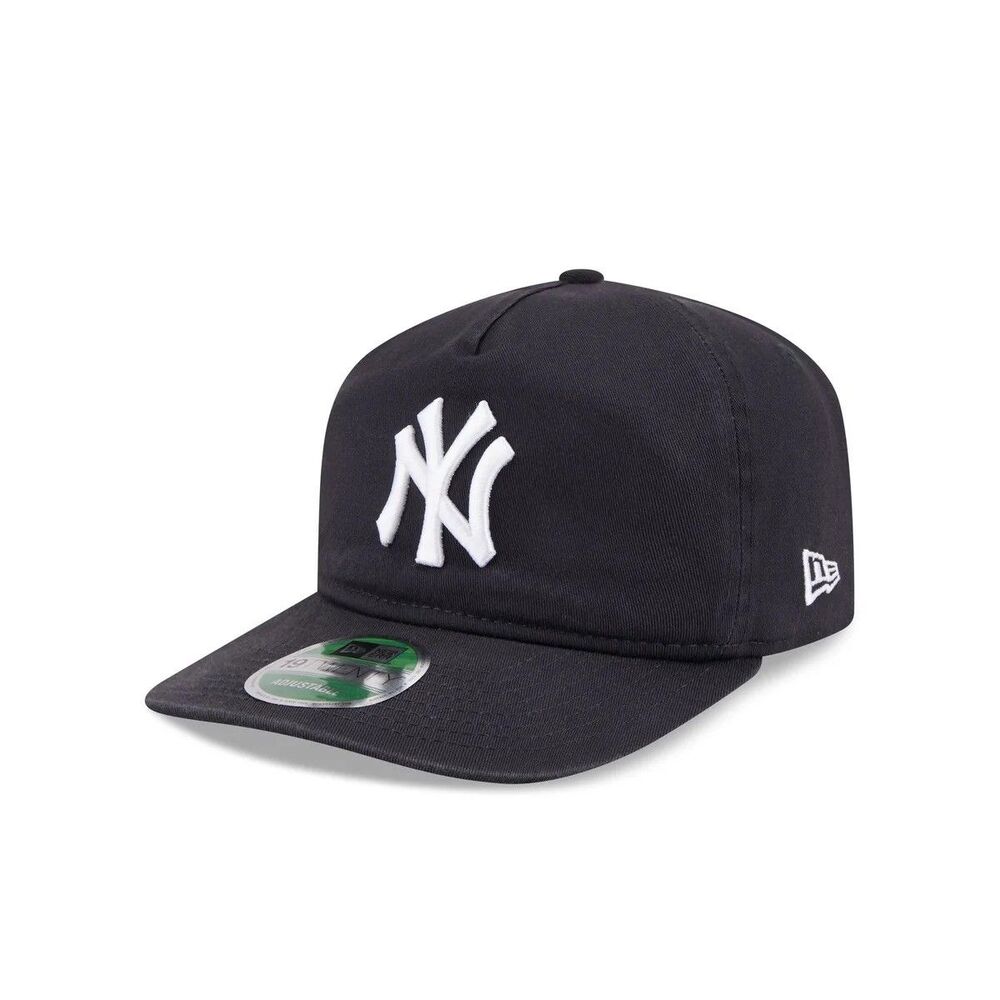 New York Yankees MLB Black Nylon 19TWENTY Adjustable Hat Cap SnapBack Baseball